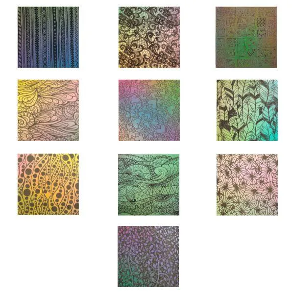 Etched Dichroic Sample Set Mixture COE90