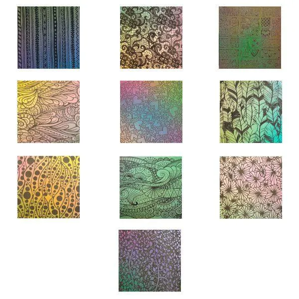 Etched Dichroic Sample Set Mixture COE96