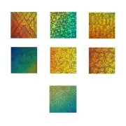 Etched Dichroic Sample Set Rainbow 1 Group A COE90