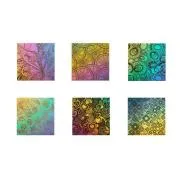 Etched Dichroic Sample Set Rainbow 2 Group B COE96