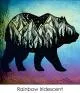 Etched Iridescent Bear Pattern COE90
