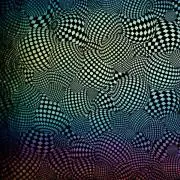 Etched Iridescent Disco Balls Pattern COE90