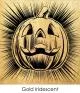 Etched Iridescent Jack O Lantern Pattern COE90
