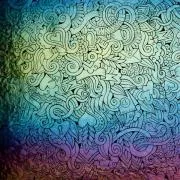 Etched Iridescent Love is in the Air Pattern COE90