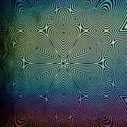 Etched Iridescent Optical Illusion Pattern COE90