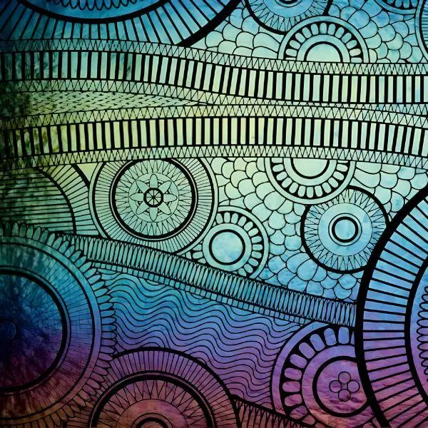 Etched Iridescent Piazza Pattern COE90