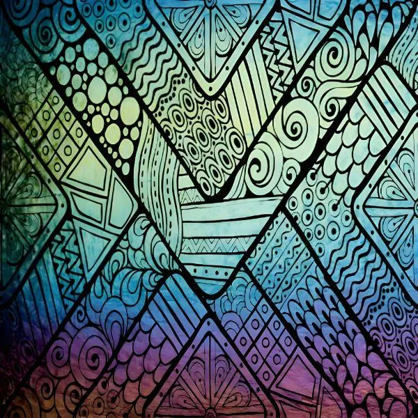 Etched Iridescent Ricochet Pattern COE90