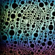 Etched Iridescent Sea Tangle Pattern COE90