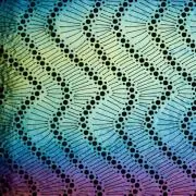 Etched Iridescent Stitches Pattern COE90