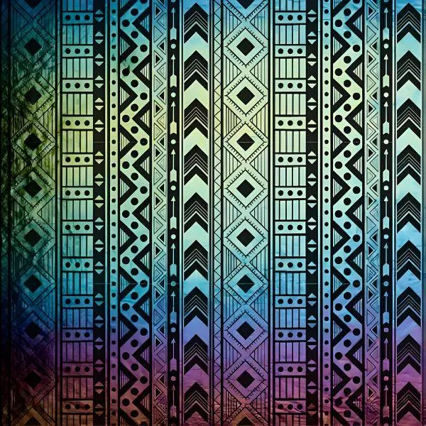 Etched Iridescent Stripes 2 Pattern COE90
