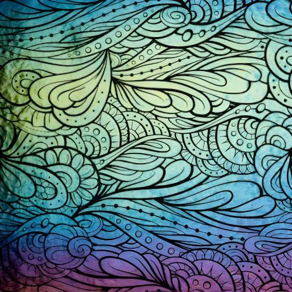 Etched Iridescent Tidal Plume Pattern COE90