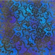 Etched Lace Pattern on Thin Glass COE90