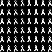 Etched Awareness Ribbon Small Pattern