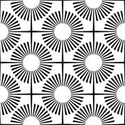 Etched Burst Pattern