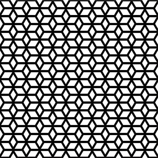Etched Cubes Pattern