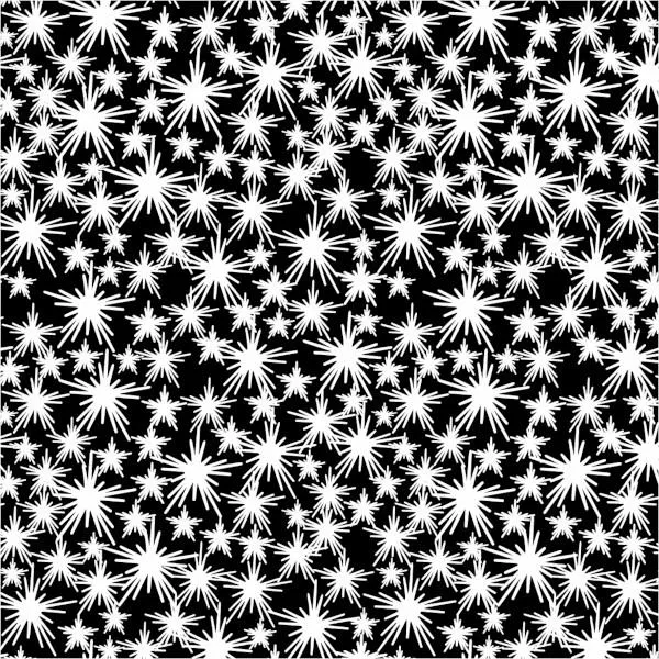 Etched Dense Star Pattern