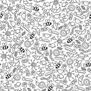 Etched Doodle Bugs Pattern