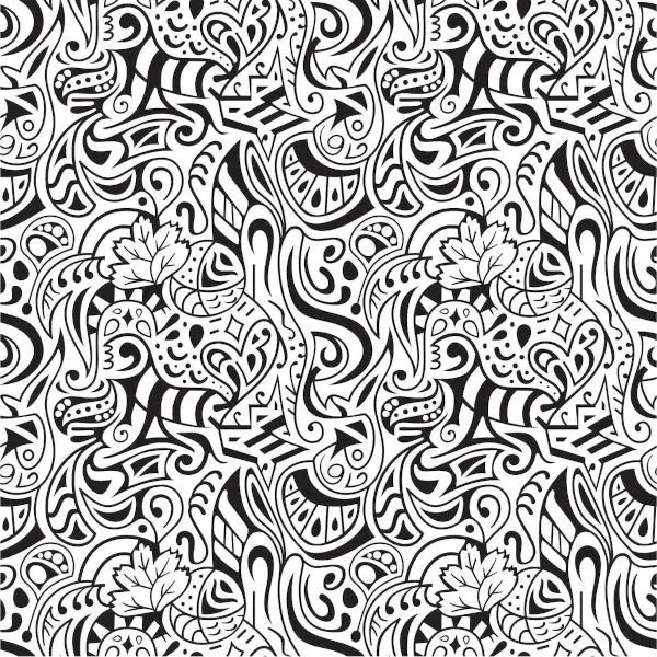 Etched Doodles Pattern