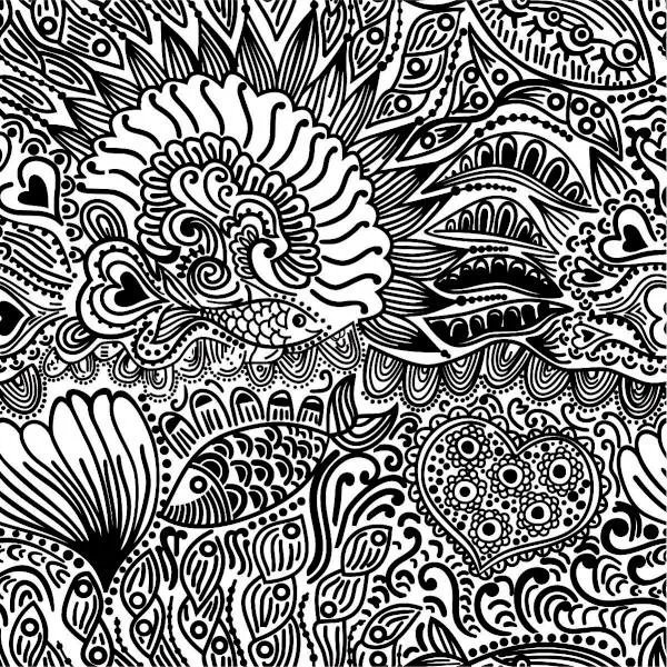 Etched Fanta Sea Pattern