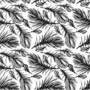 Etched Feathers 2 Pattern