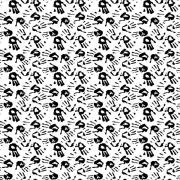 Etched Hands Pattern
