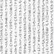 Etched Hieroglyphs Pattern