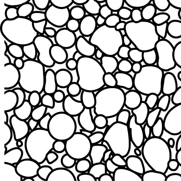 Etched Large Stones Pattern