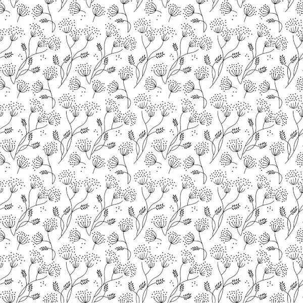 Etched Milkweed Pattern