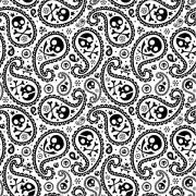 Etched Paisley Pirate Pattern
