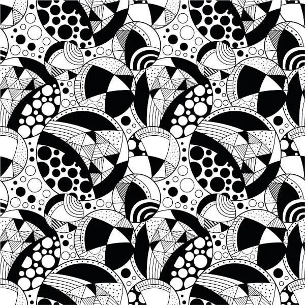 Etched Quark Pattern
