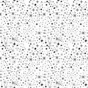 Etched Starry Night Reversed Pattern
