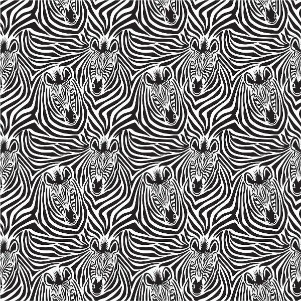 Etched Zebra 3 Pattern
