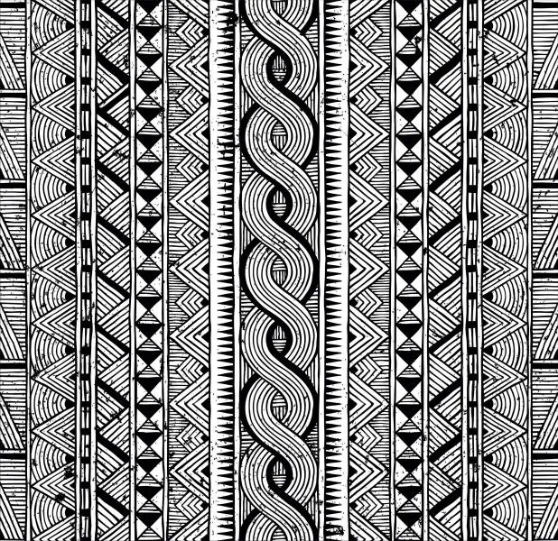 Etched Zen Garden Pattern