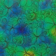 Etched Luck of the Irish Pattern on Thin Glass COE90