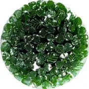 Fern Green and Clear Leaves Murrini/ Millefiore Sticks COE96