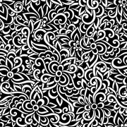 Etched Floral Frolic Pattern