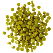 Golden Green Opalescent Dots COE90