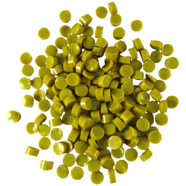 Golden Green Opalescent Dots COE90