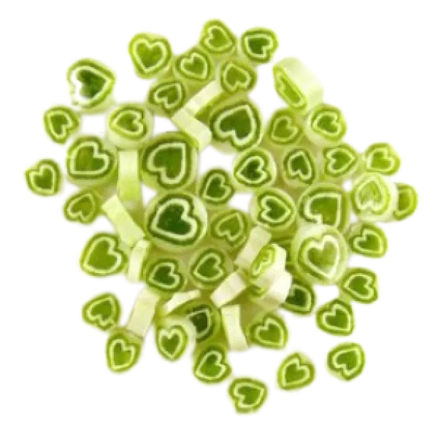 Green Heart Murrini/ Millefiore COE90