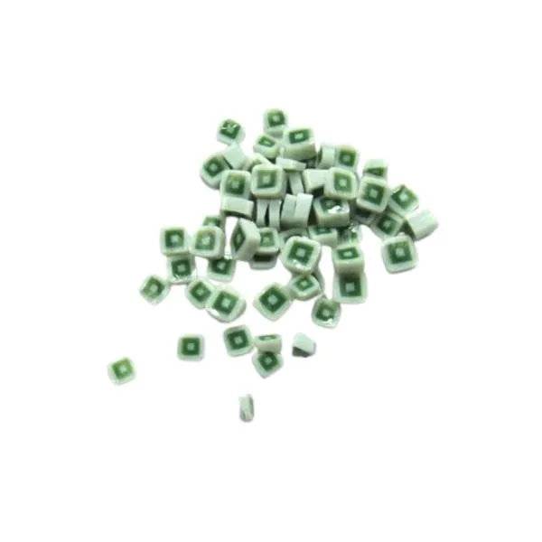 Green Hip To Be Square Murrini/ Millefiore COE90