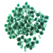 Green with White Clover Leaf Murrini/ Millefiore COE90