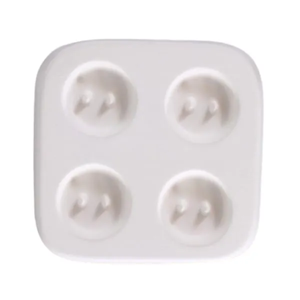Holey Round Buttons Kiln Casting Mold