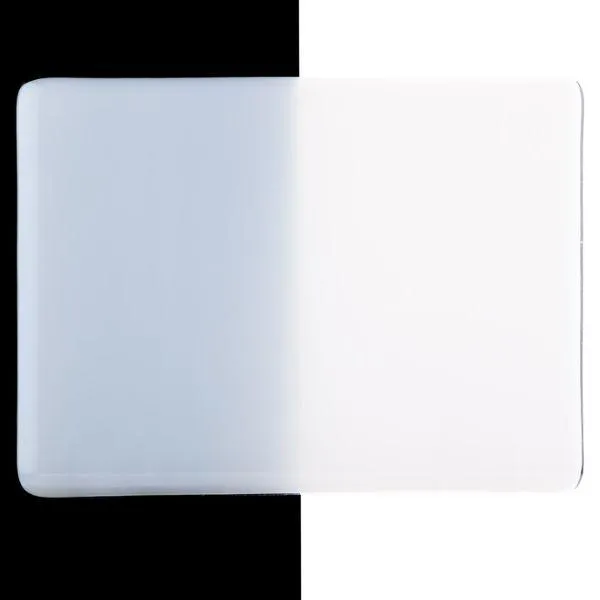 Bullseye Glass Lacy White, Thin-rolled, 2mm COE90