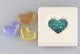 Bullseye Glass Mold #8976, Heart Casting Mold 3.23