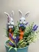 Bunny and Carrot Stake Casting Mold