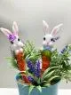 Bunny and Carrot Stake Casting Mold