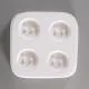 Holey Round Buttons Kiln Casting Mold
