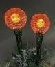 Zany Zinnias Frit Casting Mold
