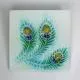 Peacock Textured Fusing Tile