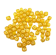 Jewel Square Marigold Murrini/ Millefiore COE90